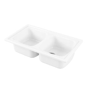 Einbau - Keramikspüle Mit 2 Becken Genius 86X50 - MEGART