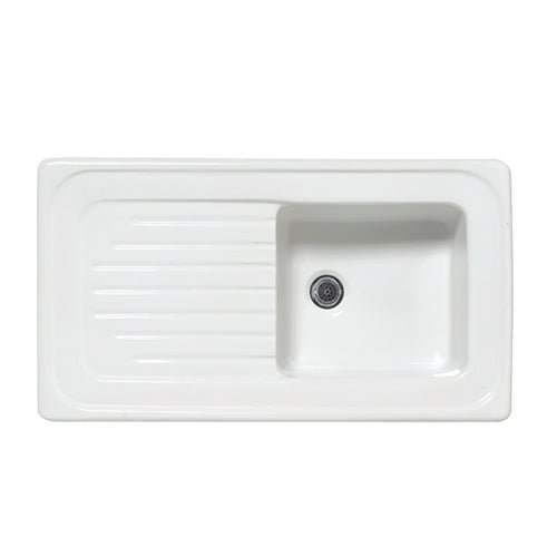 Einbauwaschbecken Aus Keramik Modell C280 Mit 1 Becken 90 X 50 - MEGART