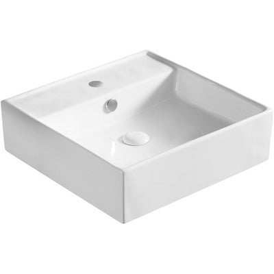 Aufsatzwaschbecken Mod. La40 cm 46,5 x 46,5 - MEGART