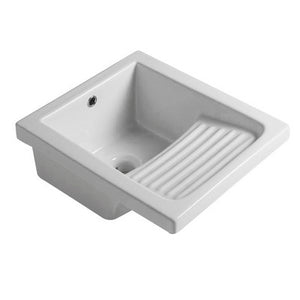 Keramikspülbecken 45X51 mit Wringer - MEGART