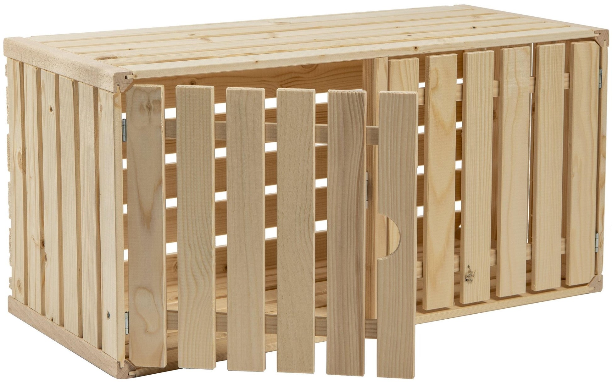 Holzharasse A 70 x 35 cm, mit Tür schweizer Holz - MEGART