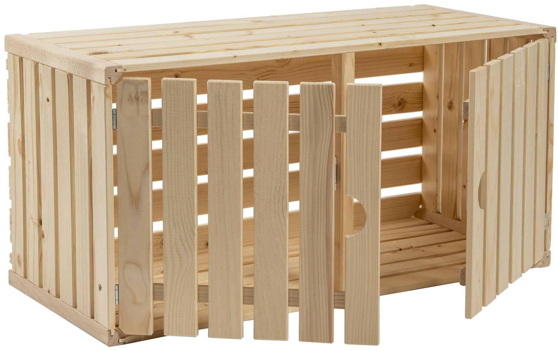 Holzharasse A 70 x 35 cm, mit Tür schweizer Holz - MEGART