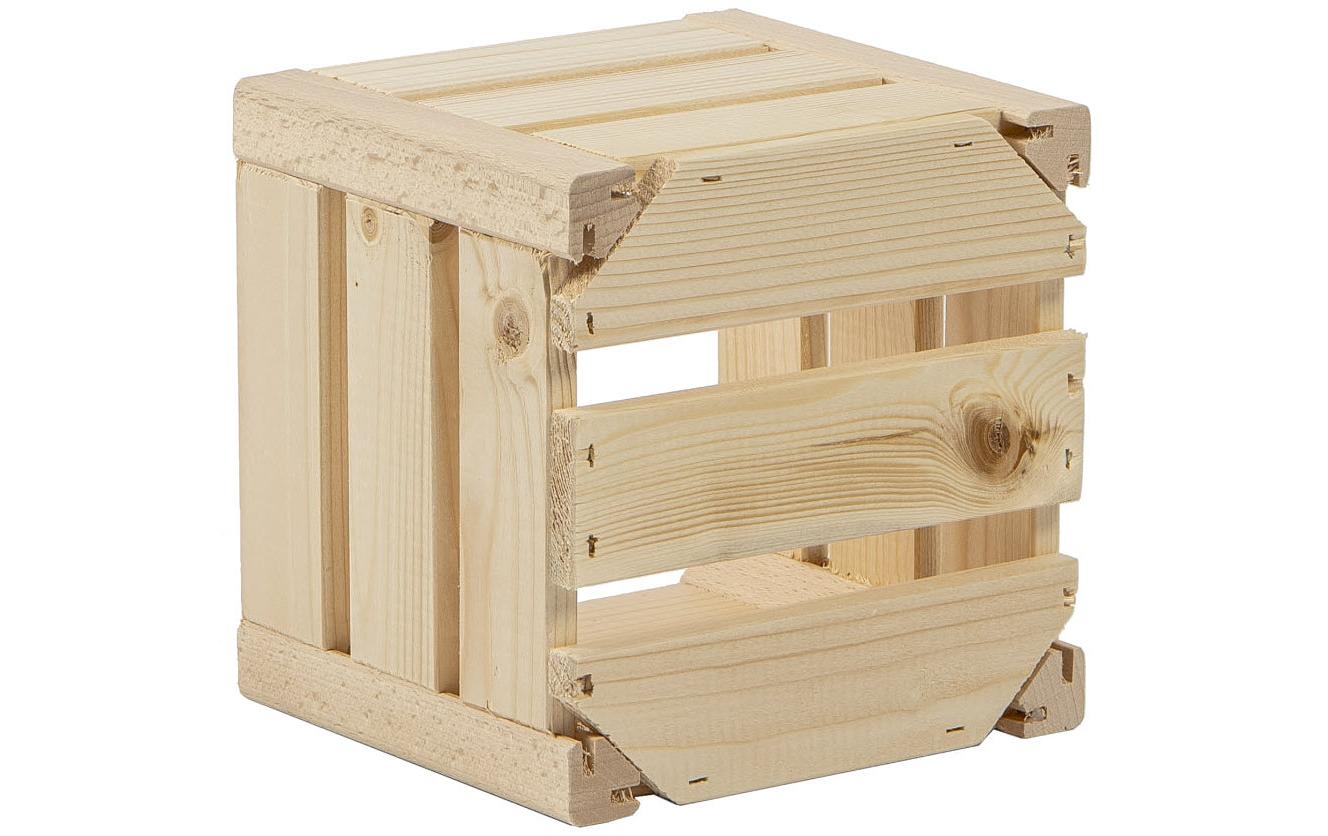 Holzharasse B 17.5 x 17.5 cm schweizer Holz - MEGART