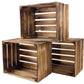 Holzharasse Vintage geflammt 40 x 50 cm - MEGART