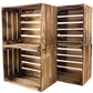 Holzharasse Vintage geflammt 40 x 50 cm - MEGART