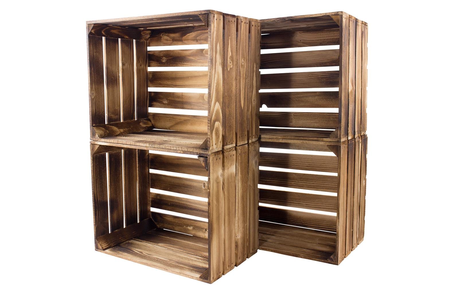 Holzharasse Vintage geflammt 40 x 50 cm - MEGART