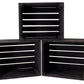 Holzharasse Vintage Schwarz 40 x 50 cm - MEGART