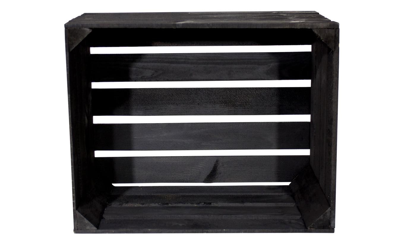Holzharasse Vintage Schwarz 40 x 50 cm - MEGART