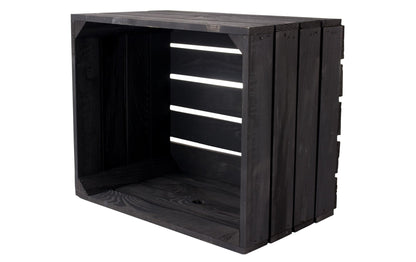 Holzharasse Vintage Schwarz 40 x 50 cm - MEGART
