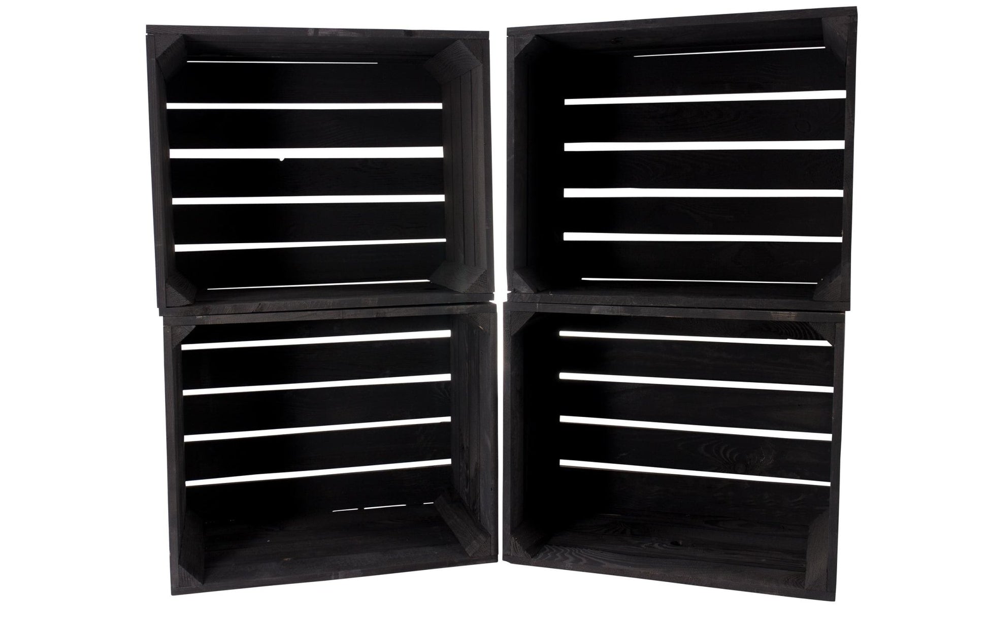 Holzharasse Vintage Schwarz 40 x 50 cm - MEGART