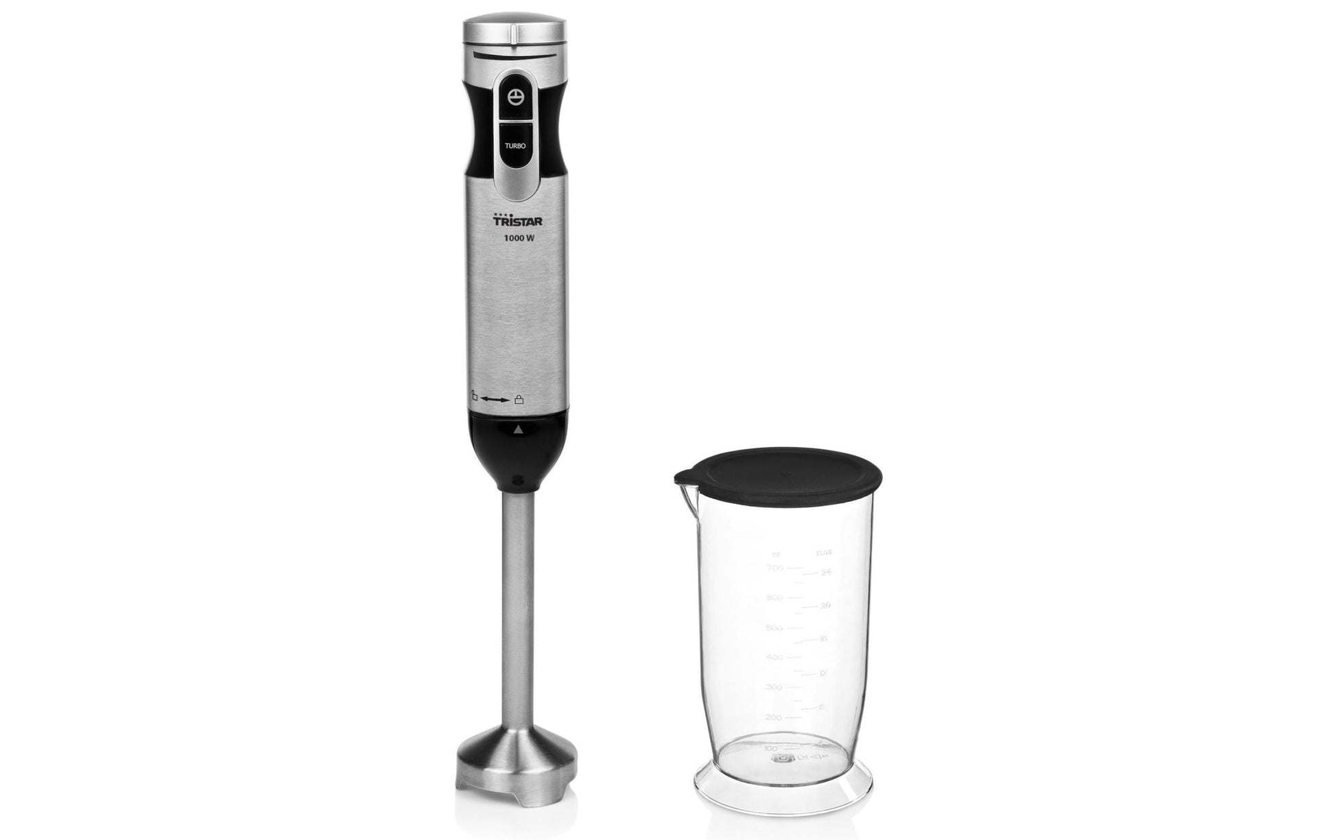 Stabmixer Set 1000 W, Metall - MEGART
