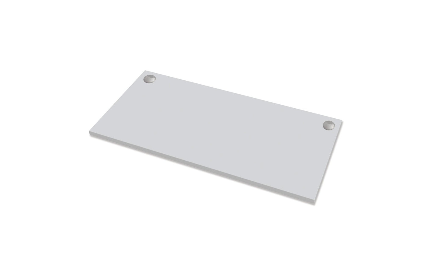 Fellowes Tischplatte Levado 180 x 80 cm, Grau - MEGART