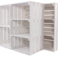 Regal Vintage Weiss, 77 x 68 cm - MEGART