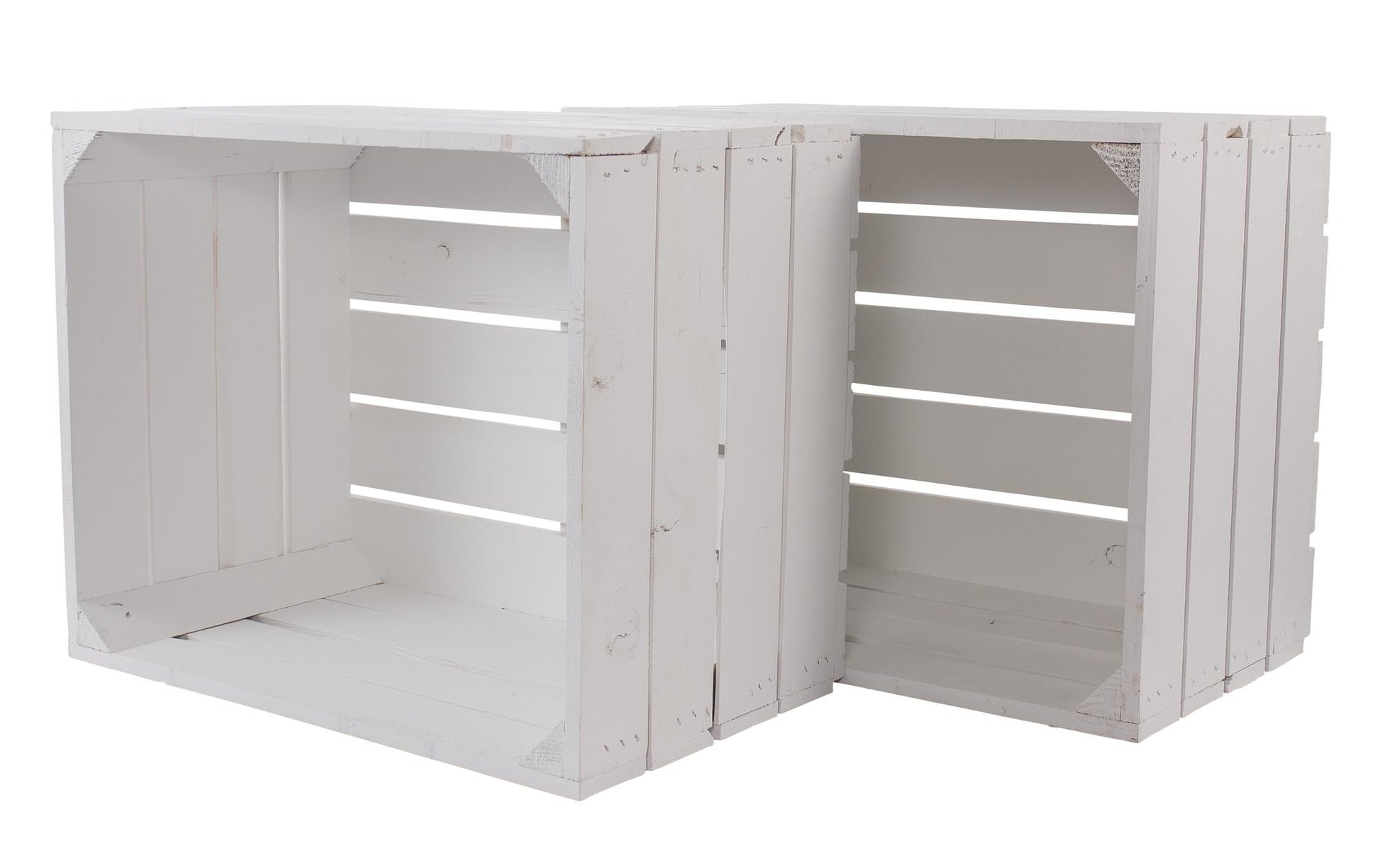 Holzharasse Vintage Weiss 40 x 50 cm - MEGART