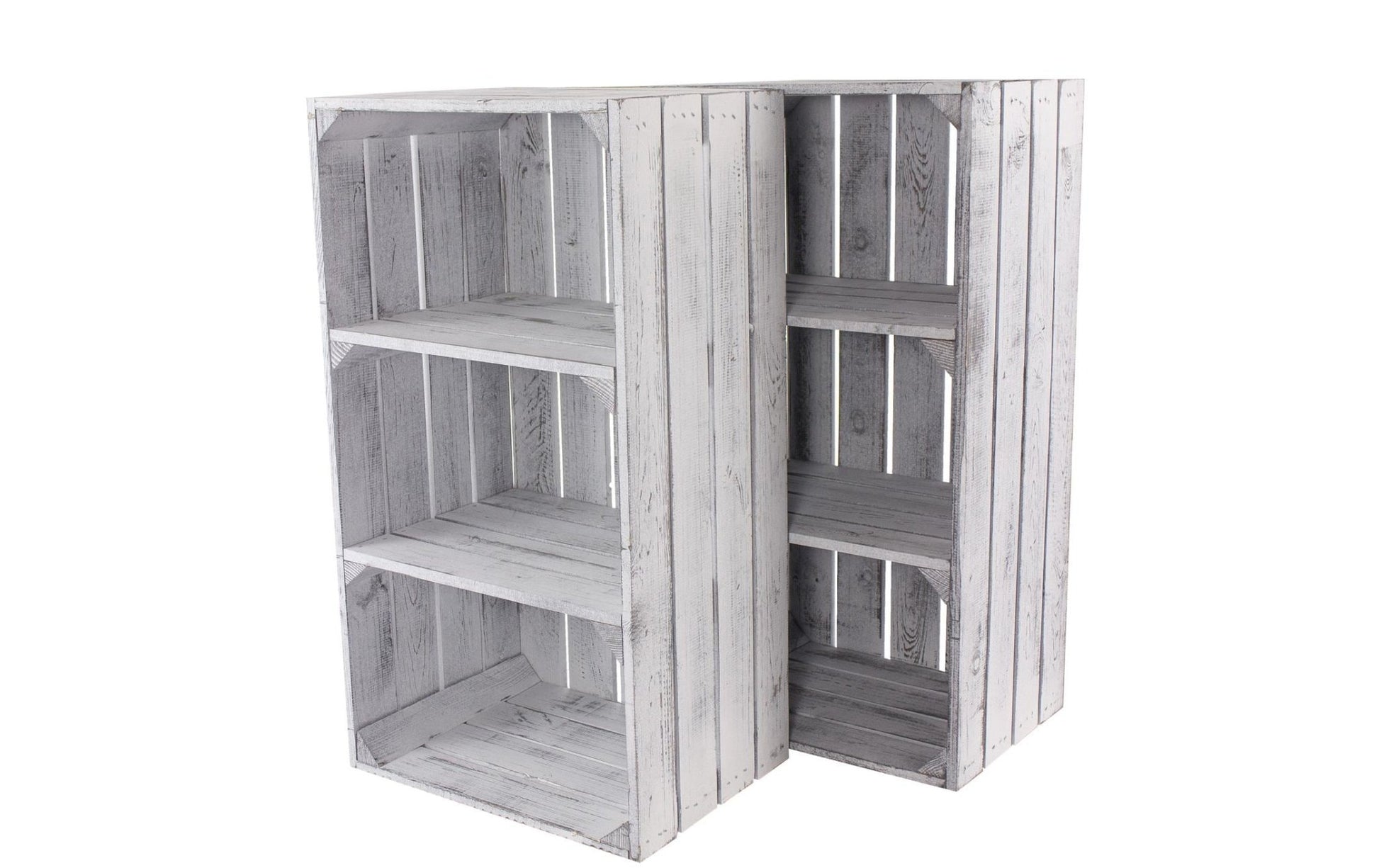 Regal Vintage Shabby Weiss 40 x 75 cm - MEGART