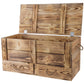 Truhe Vintage geflammt, 85 x 40 cm - MEGART