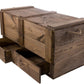 Truhe Vintage Dunkelbraun, 85 x 40 cm - MEGART