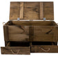 Truhe Vintage Dunkelbraun, 85 x 40 cm - MEGART