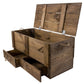 Truhe Vintage Dunkelbraun, 85 x 40 cm - MEGART