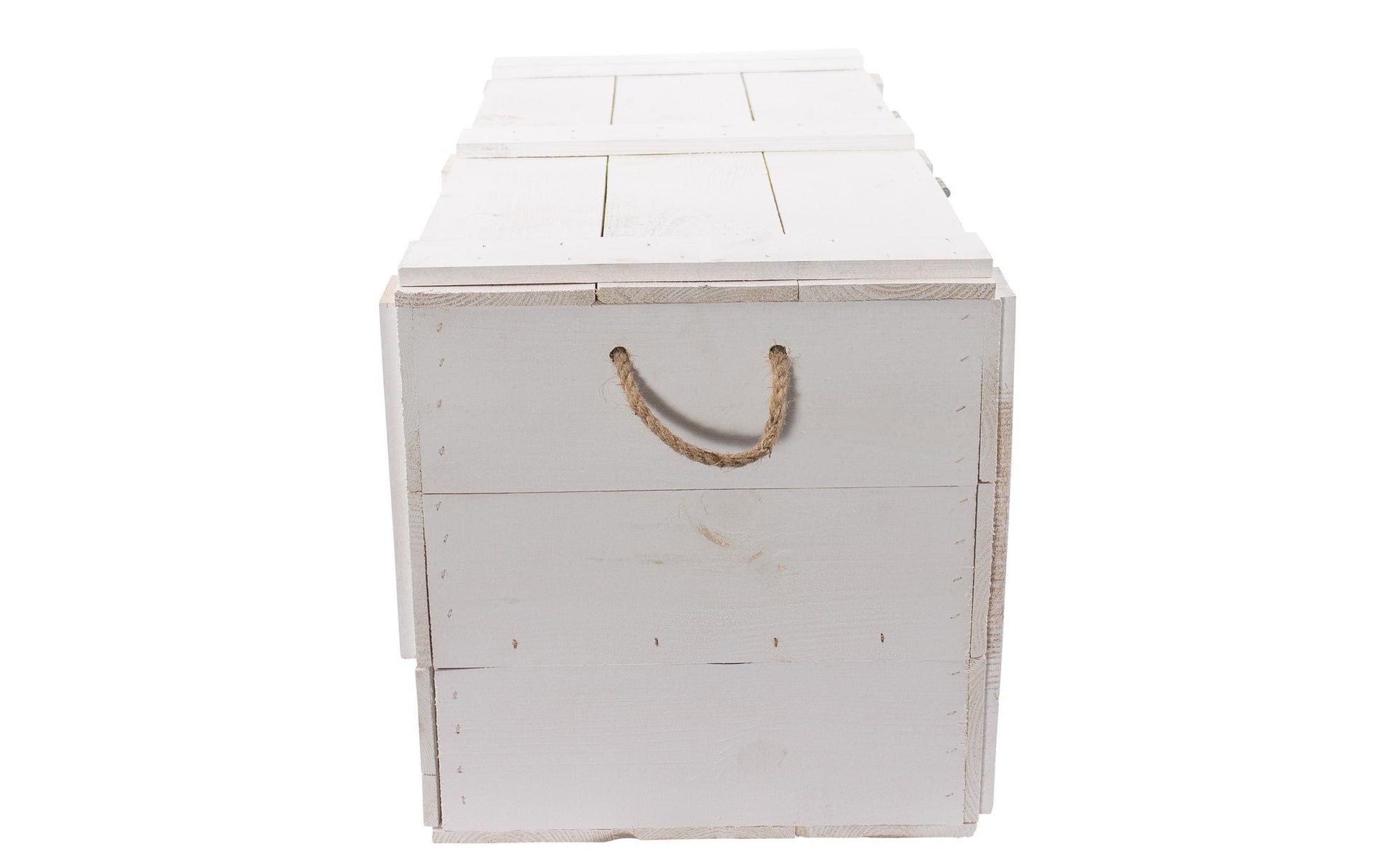 Truhe Vintage Weiss, 85 x 40 cm - MEGART