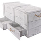 Truhe Vintage Shabby Weiss, 85 x 40 cm - MEGART