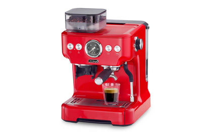 Siebträgermaschine Barista Plus Rot - MEGART