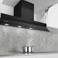 iQ500, Integrierte Designhaube, 90 cm, Klarglas schwarz LJ97BAM60 - MEGART