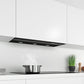 Serie 6, Integrierte Designhaube, 90 cm, Klarglas schwarz DBB97AM60 - MEGART