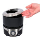 Fleischfondue - Set U1852CH 6 Teile, Schwarz - MEGART