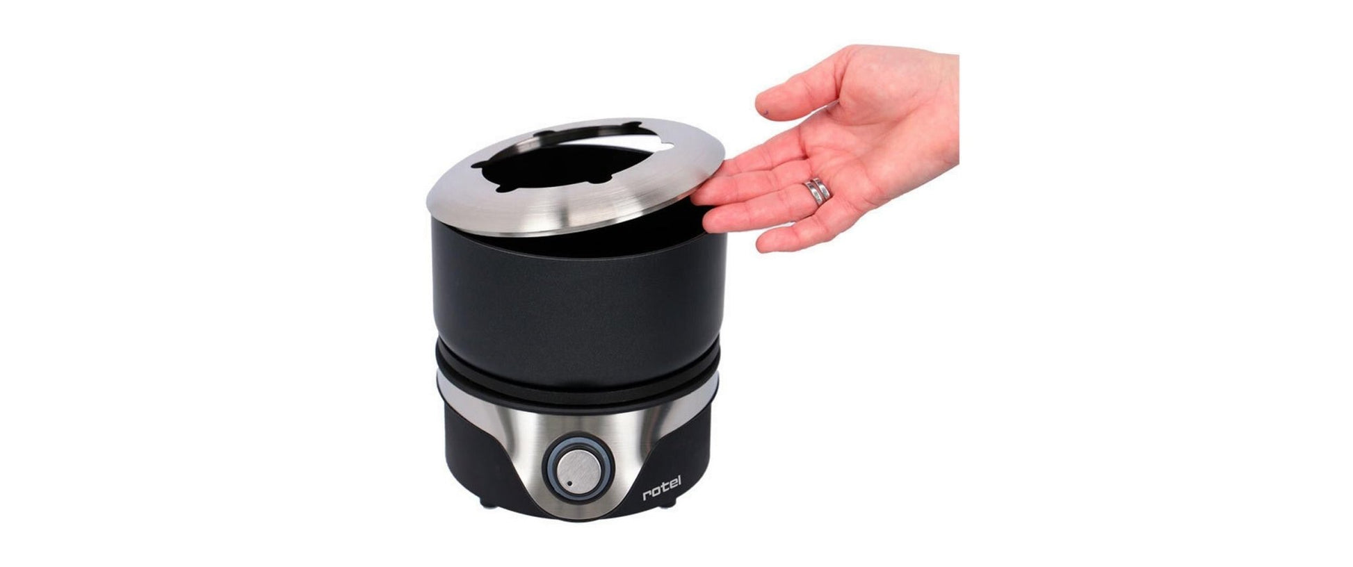 Fleischfondue - Set U1852CH 6 Teile, Schwarz - MEGART