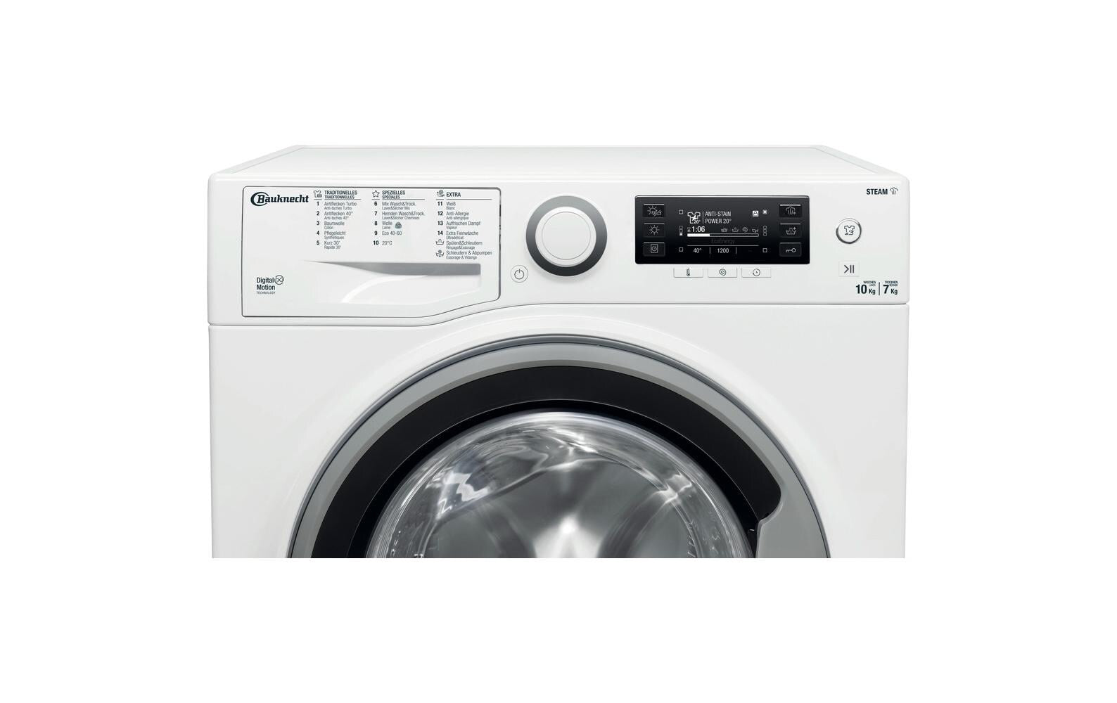 Waschtrockner WATR 107760 N 10 kg / 7 kg - MEGART