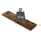 Wandregal Ledge 80 x 3.8 cm, Braun - MEGART