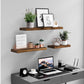 Wandregal Ledge 80 x 3.8 cm, Braun - MEGART