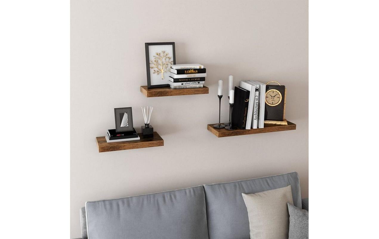 Wandregal Ledge 80 x 3.8 cm, Braun - MEGART