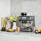 Siebträgermaschine Barista Pro Schwarz/Silber - MEGART