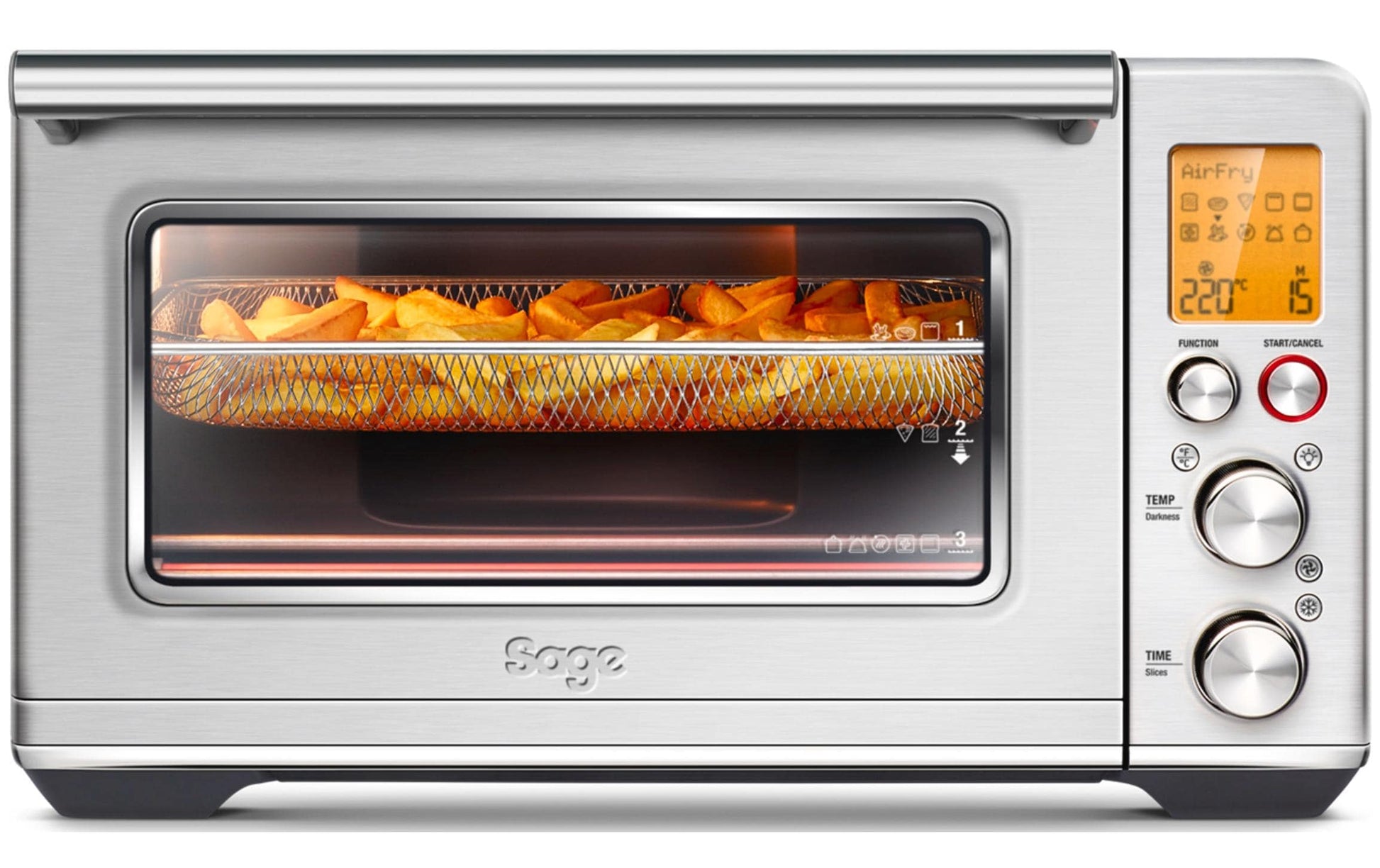 Backofen Smart Oven Air Fry 22 l, Silber - MEGART