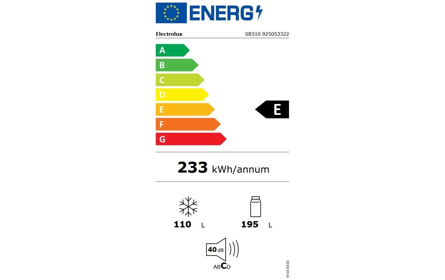 Kühl - Gefrierkombination SB310 Rechts/Wechselbar - MEGART