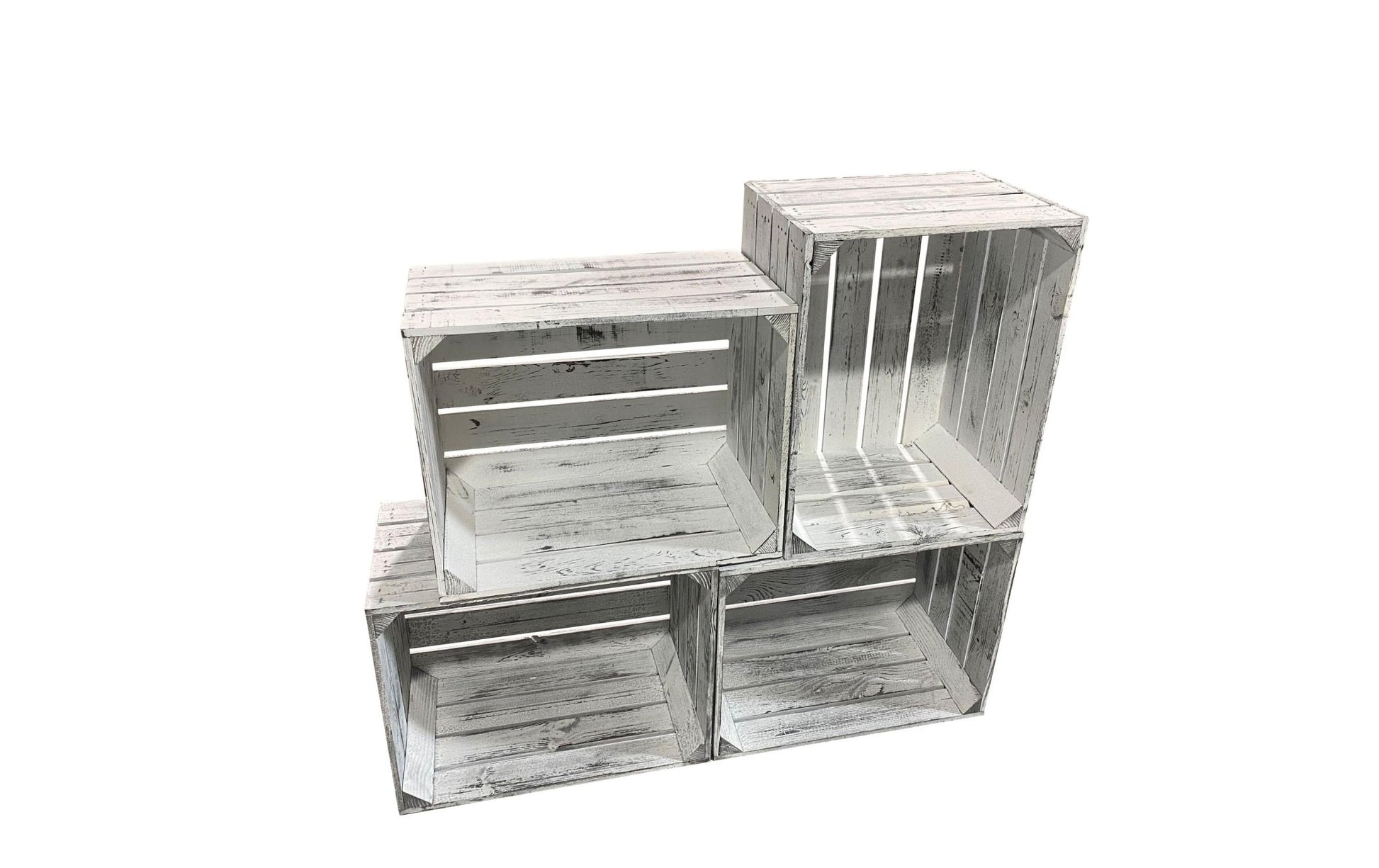Holzharasse Vintage Shabby Weiss 40 x 50 cm - MEGART