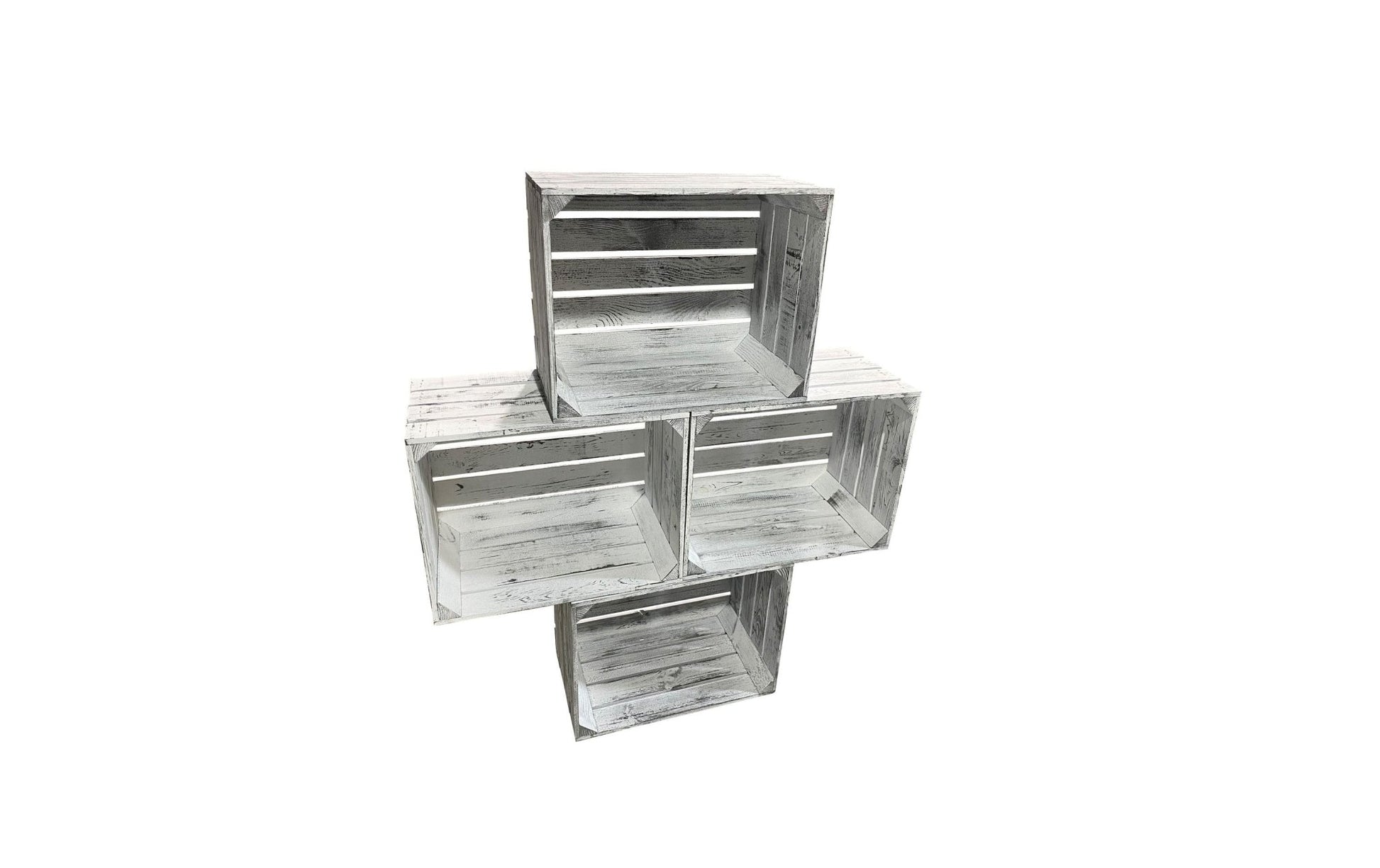 Holzharasse Vintage Shabby Weiss 40 x 50 cm - MEGART