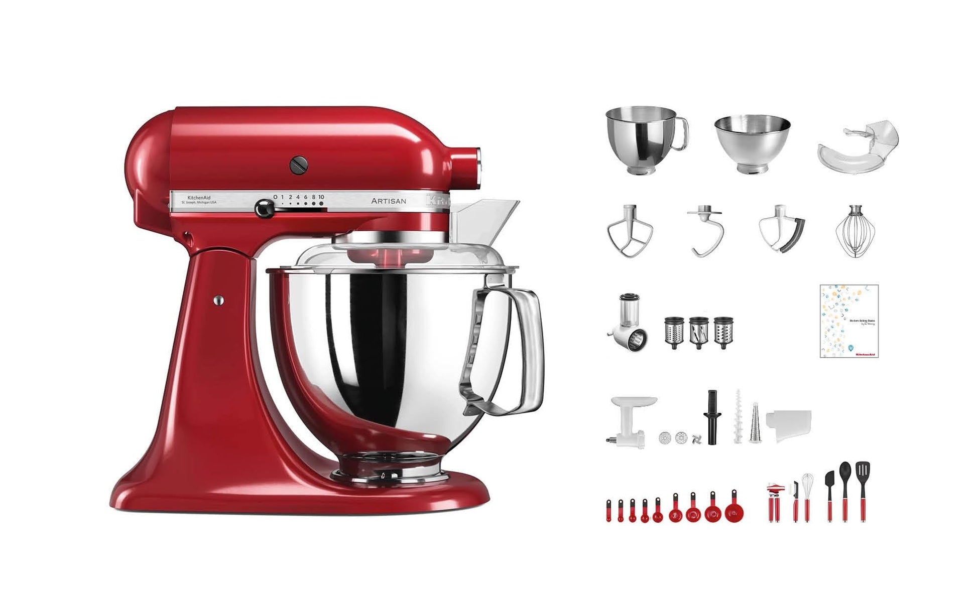 Küchenmaschine Artisan KSM200 Rot - MEGART