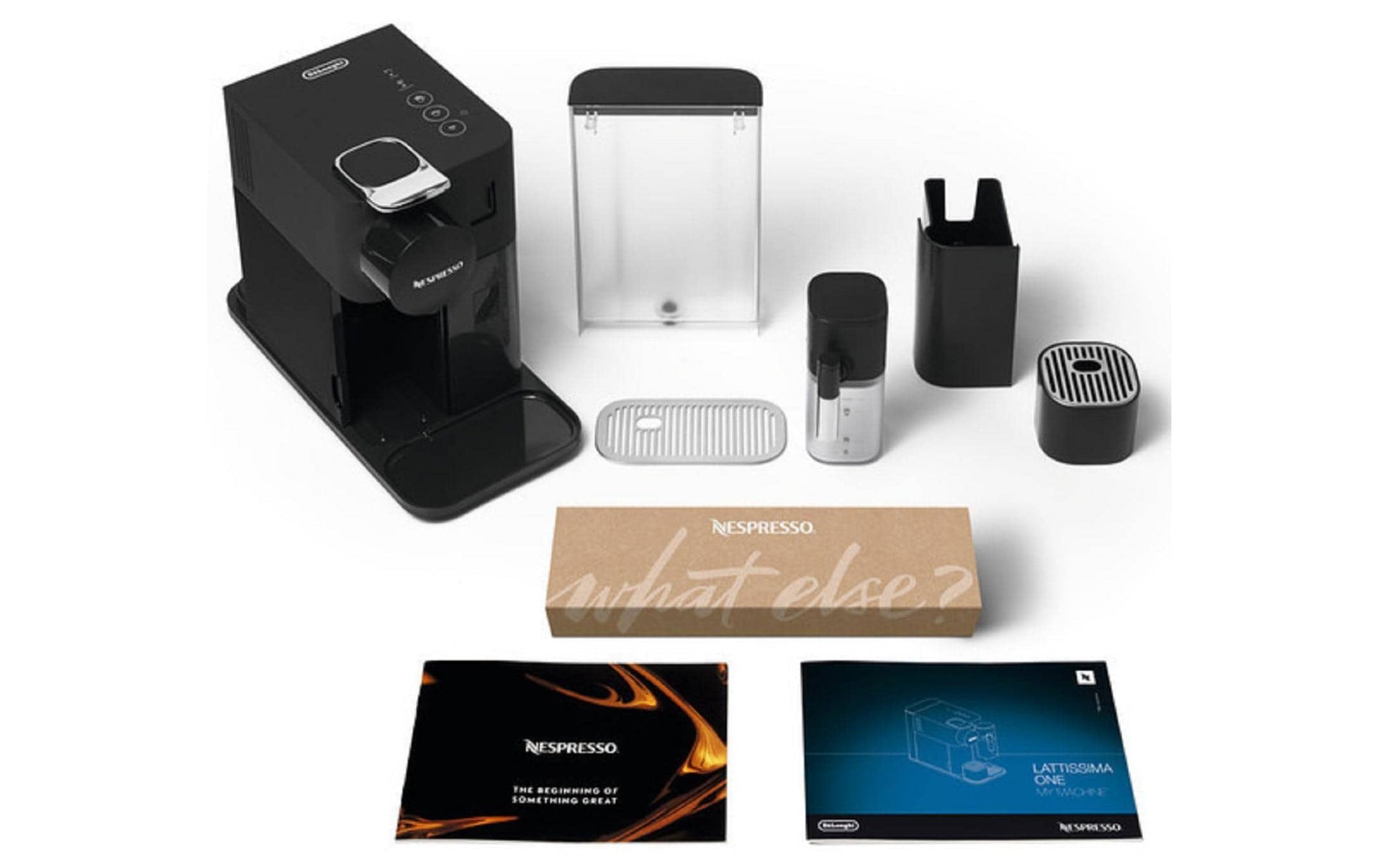 Kaffeemaschine Nespresso New Lattissima One EN510.B Schwarz - MEGART