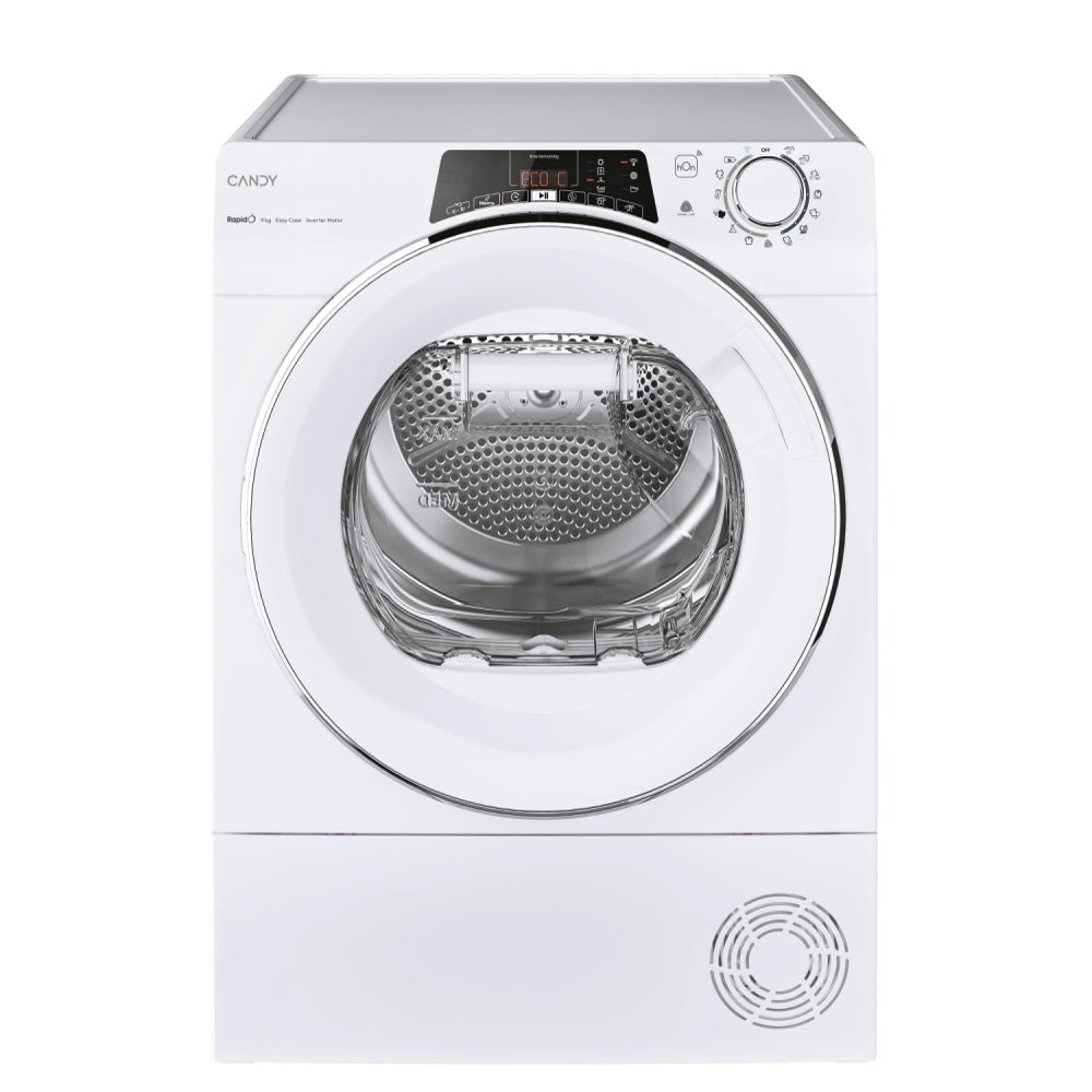 Candy RapidÓ ROE H9A3TCEX-S asciugatrice a libera installazione frontale 9 kg, A+++, bianco