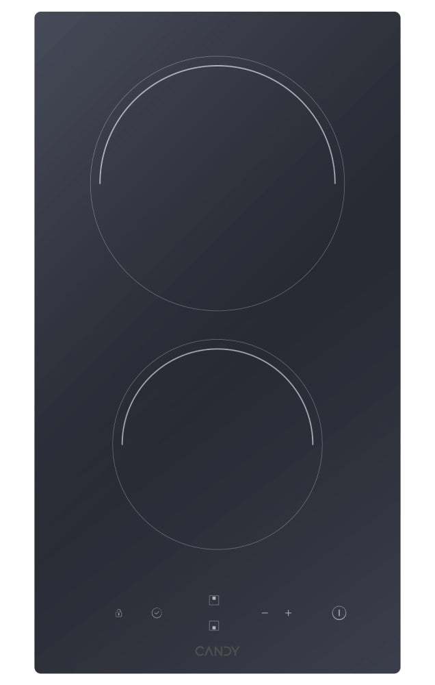 Candy Timeless CDH30 Schwarz Integriert 28.8 cm Keramik 2 Zone(n)
