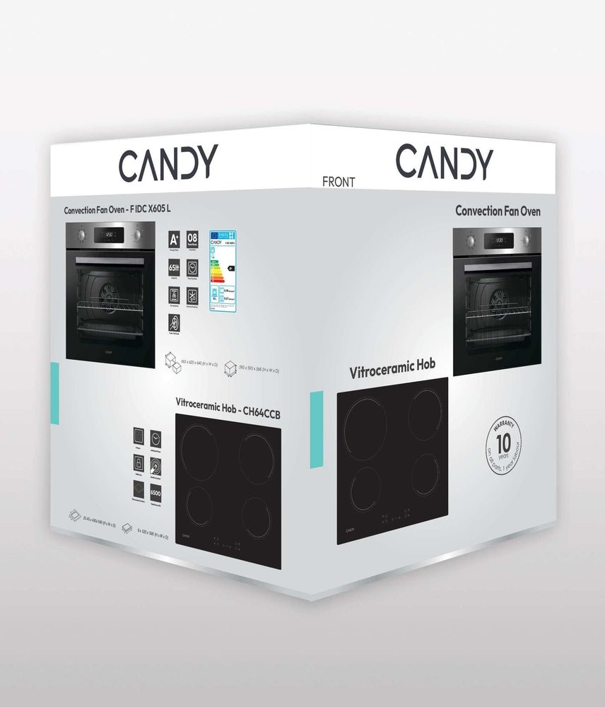 Candy F CP605XL/ECH64C Einbaubackofen Klasse A+ - MEGART