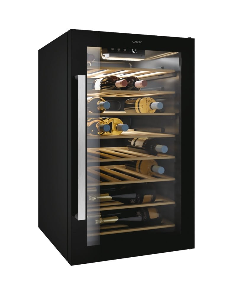 Candy CWC 154 EEL/NF Freistehend Schwarz 41 Flasche(n) - MEGART
