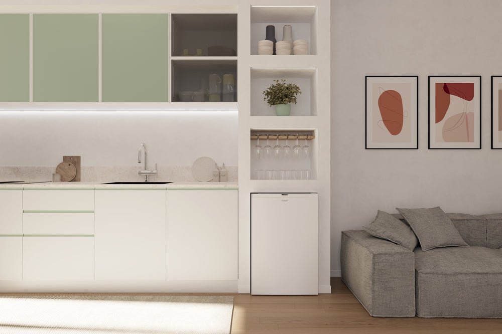 Candy CNLQ2S58EW Kühlschrank freistehend, 129 l, Klasse E - MEGART