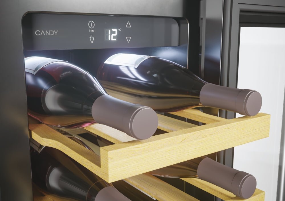 Candy CCVB 30/1 Weinkühlschrank 20 Flaschen, Klasse F - MEGART