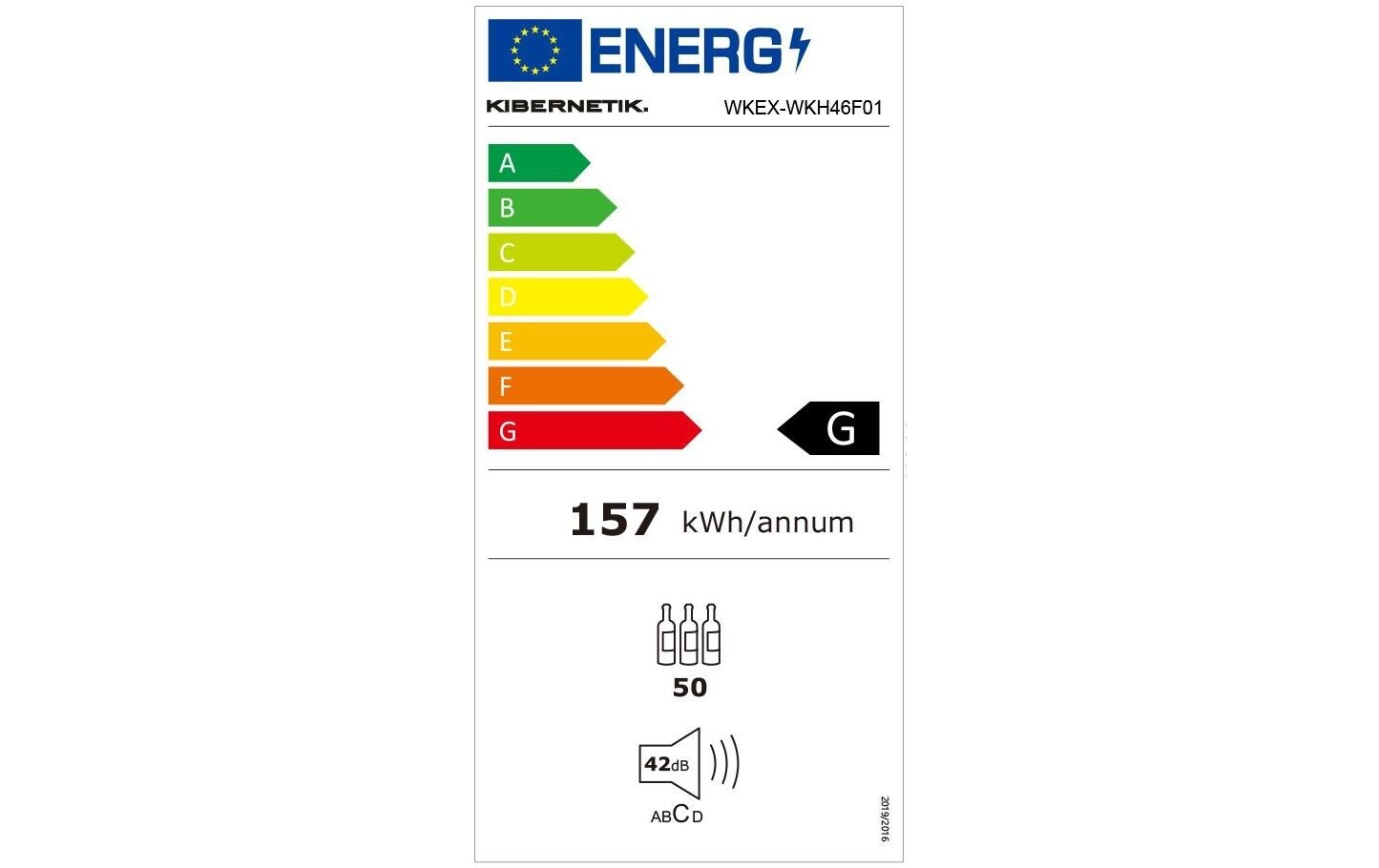Weinklimaschrank WKH46F01 Schwarz, Rechts, Wechselbar - MEGART