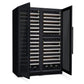 Weinklimaschrank 7746.6845 Schwarz, Beidseitig - MEGART