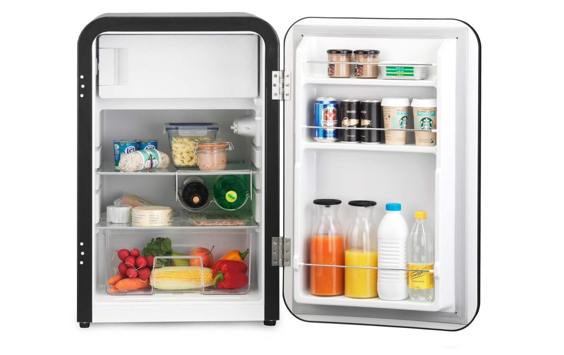 Kühlschrank Frescolino Classic 107 Schwarz - MEGART